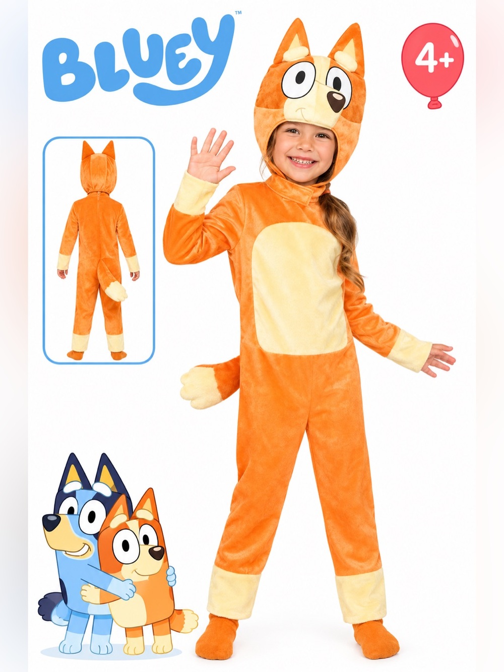 NWT Disguise Bluey Bingo Halloween Costume Size:Large